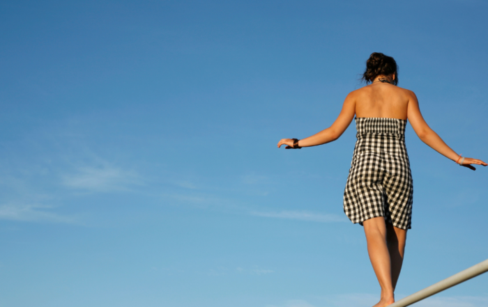 camminare su un filo